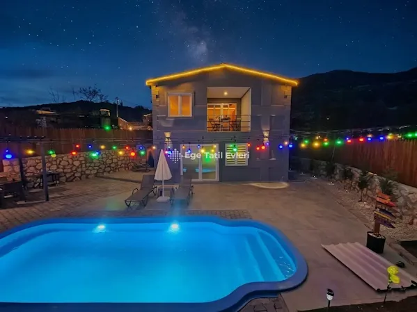 Villa Renkbahar - Antalya, Kaş, Aklar - Deniz manzaralı tatil villası