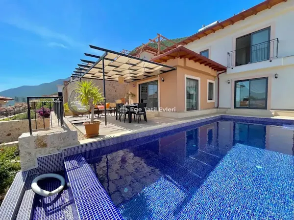 Villa Zeon - Antalya, Kaş, Çukurbağ - Deniz manzaralı tatil villası