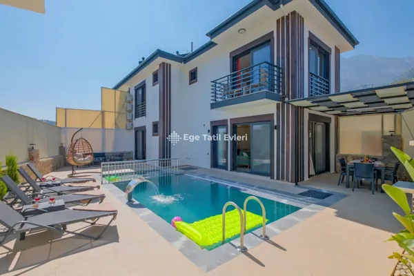 Villa Unico 1 - Muğla, Fethiye, Bozyer - Deniz manzaralı tatil villası
