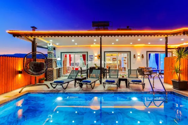 Villa Zelha - Antalya, Kaş, kalkan / Çavdır - Deniz manzaralı tatil villası