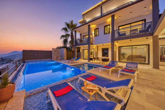 Villa Mavanga 5 - Antalya, Kaş, Kalkan/ Akbel - Deniz manzaralı tatil villası