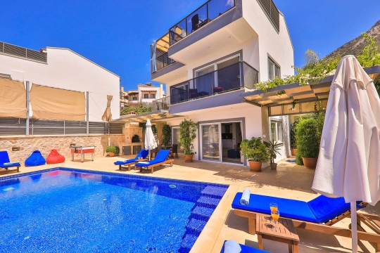 Villa Sema - Antalya, Kaş, Kalkan / Kızıltaş - Deniz manzaralı tatil villası