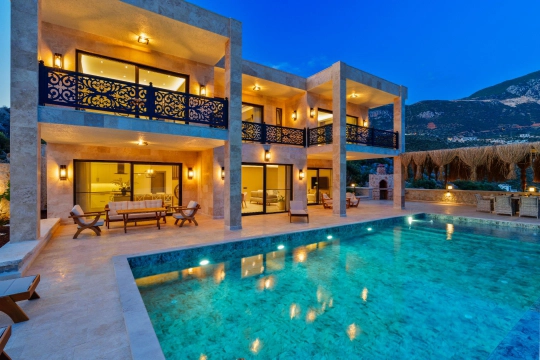 Villa Ava - Antalya, Kaş, Kalkan / Kışla - Deniz manzaralı tatil villası