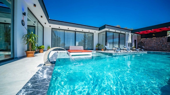 Villa Kartal Yuvası - Antalya, Kaş, Kalkan / Üzümlü - Deniz manzaralı tatil villası