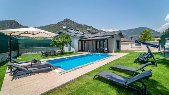 Villa Çağan Clove Pink - Muğla, Fethiye, Göcek / İnlice - Deniz manzaralı tatil villası