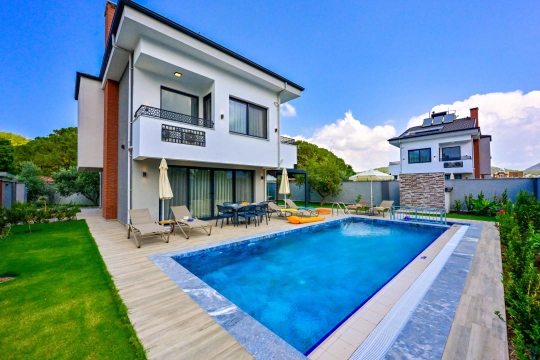 Villa Doruk Park D - Muğla, Fethiye, Hisarönü - Deniz manzaralı tatil villası