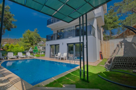 Villa Halo - Muğla, Fethiye, Karagedik - Deniz manzaralı tatil villası