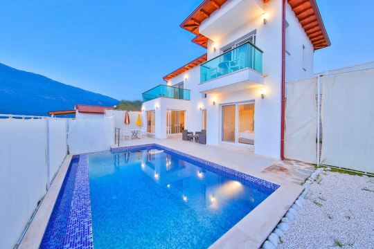 Villa Jame 4 - Antalya, Kaş, Çukurbağ - Deniz manzaralı tatil villası