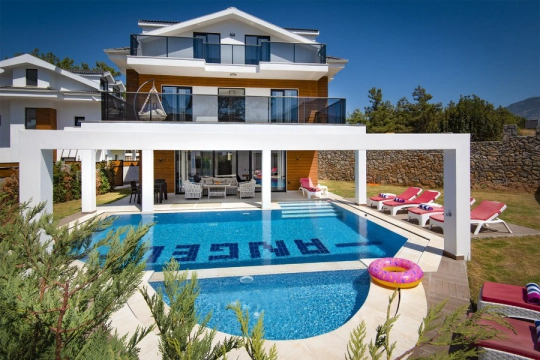 Villa Angel Hisar Prestige E - Muğla, Fethiye, Hisarönü - Deniz manzaralı tatil villası