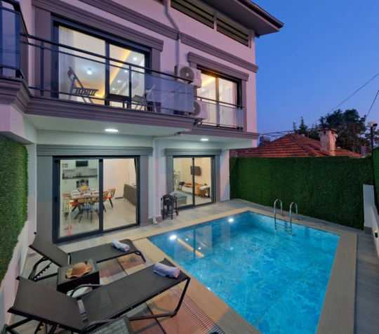 Villa As Çalış - Muğla, Fethiye, Çalış - Deniz manzaralı tatil villası