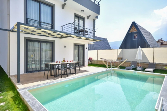 Villa Atlı - Muğla, Fethiye, Karaçulha - Deniz manzaralı tatil villası