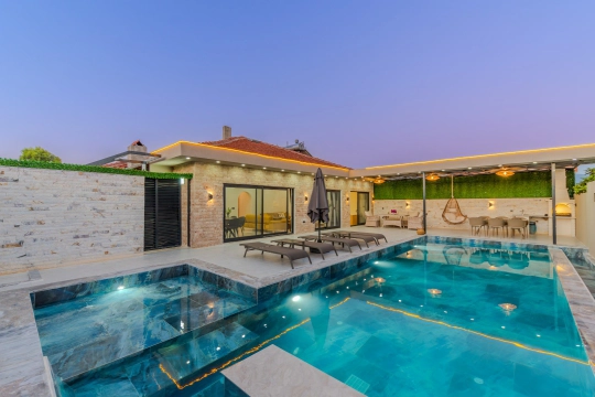 Villa Berathan - Antalya, Kaş, Kalkan / Kınık - Deniz manzaralı tatil villası