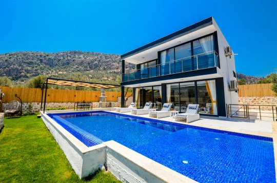 Villa Black Rose - Antalya, Kaş, Kalkan / Ulugöl - Deniz manzaralı tatil villası