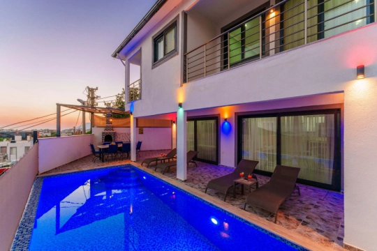 Villa Buket - Antalya, Kaş, Kalkan/ Akbel - Deniz manzaralı tatil villası