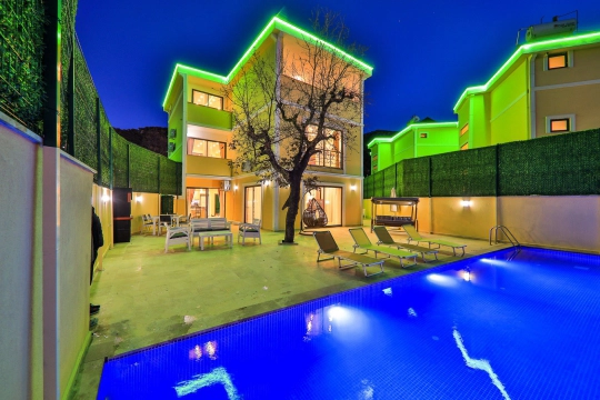 Villa Doğa Meşe - Antalya, Kaş, kalkan / İslamlar - Deniz manzaralı tatil villası