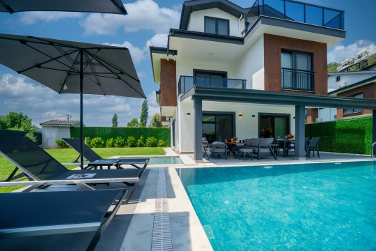 Villa Egem Zeytin - Muğla, Fethiye, Göcek / İnlice - Deniz manzaralı tatil villası