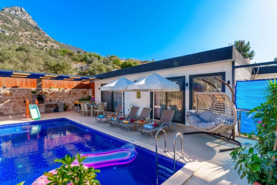 Villa Ezca - Antalya, Kaş, Kalkan/ Akbel - Deniz manzaralı tatil villası