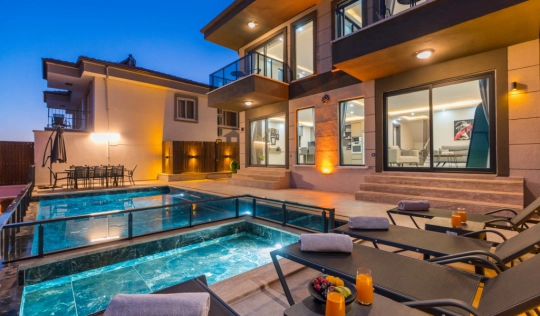 Villa Heri - Antalya, Kaş, Çukurbağ - Deniz manzaralı tatil villası