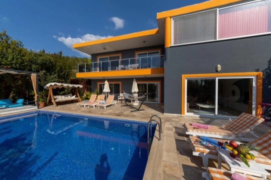 Villa Hünkar - Antalya, Kaş, kalkan / İslamlar - Deniz manzaralı tatil villası