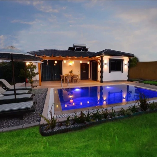 Villa Karya Yaprak - Muğla, Fethiye, Kargı/Yanıklar - Deniz manzaralı tatil villası