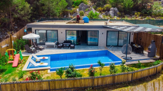 Villa Lila 2 - Antalya, Kaş, Kalkan / Patara - Deniz manzaralı tatil villası