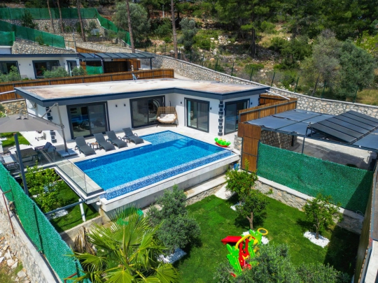 Villa Mira Trio - Antalya, Kaş, Kalkan / Üzümlü - Deniz manzaralı tatil villası