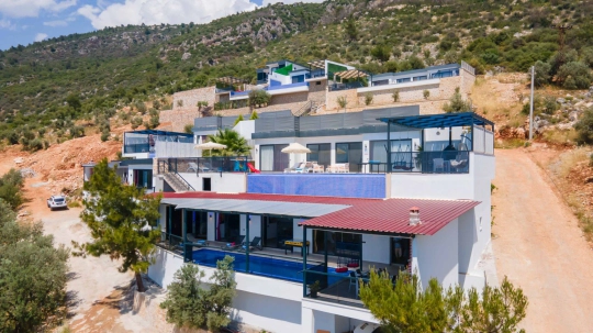 Villa Mostar - Antalya, Kaş, Kalkan / Üzümlü - Deniz manzaralı tatil villası