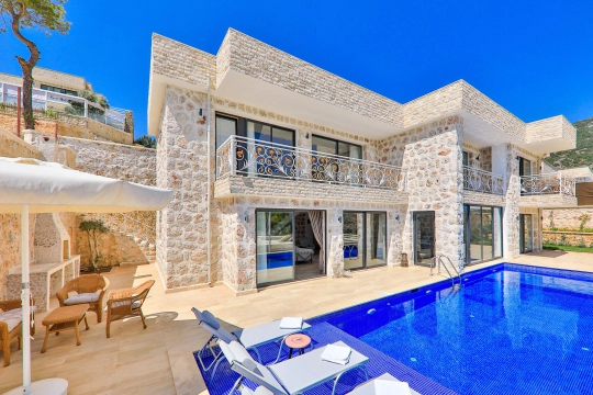 Villa Nar 5 - Antalya, Kaş, kalkan / İslamlar - Deniz manzaralı tatil villası