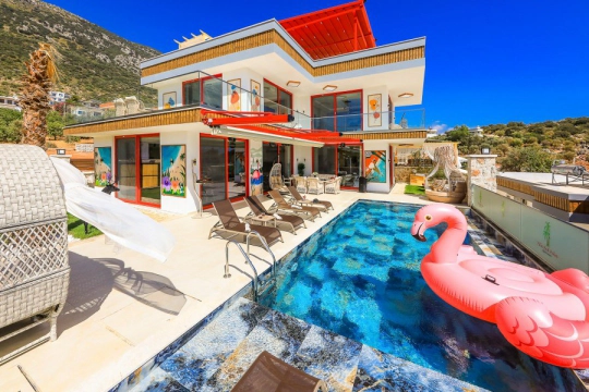 Villa Red - Antalya, Kaş, Gökseki kiralık villa