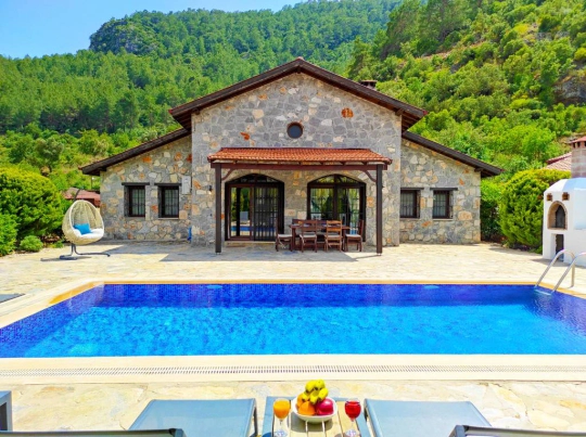 Villa Rock 3 - Muğla, Fethiye, Kayaköy - Deniz manzaralı tatil villası