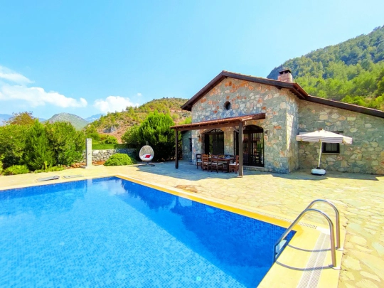 Villa Rock 4 - Muğla, Fethiye, Kayaköy - Deniz manzaralı tatil villası