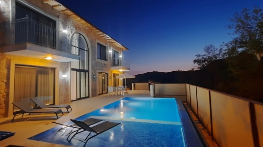 Villa Rozel - Antalya, Kaş, Çukurbağ - Deniz manzaralı tatil villası