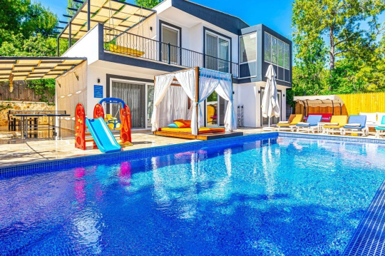 Villa Soft 1 - Antalya, Kaş, kalkan / İslamlar - Deniz manzaralı tatil villası