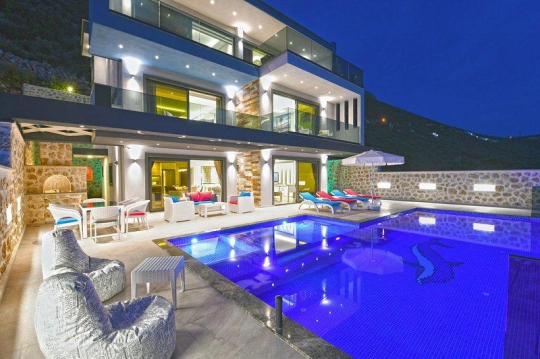 Villa Krom - Antalya, Kaş, Kalkan / Kördere - Deniz manzaralı tatil villası