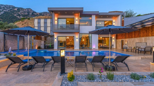 Villa Tilya - Antalya, Kaş, Kalkan / Kördere - Deniz manzaralı tatil villası