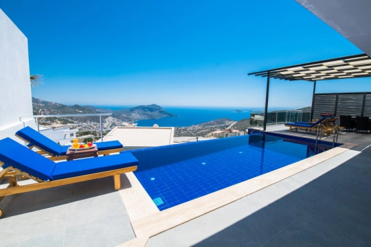Villa Tin 2 - Antalya, Kaş, Kalkan/ Akbel - Deniz manzaralı tatil villası