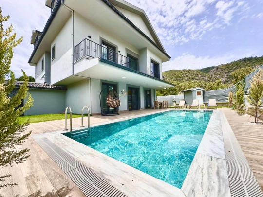 Villa İnlicem - Muğla, Fethiye, Göcek / İnlice - Deniz manzaralı tatil villası