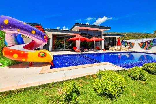 Villa Şirinler - Antalya, Kaş, Kalkan / Sarıbelen - Deniz manzaralı tatil villası