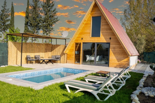 Bungalov 1027 - Muğla, Fethiye, Seydikemer - Deniz manzaralı tatil villası