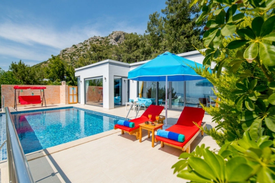 Villa Romeom - Antalya, Kaş, Kalkan / Üzümlü - Deniz manzaralı tatil villası