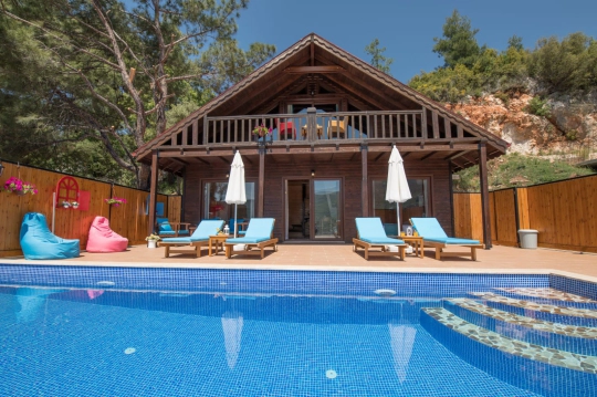 Villa Seyirtepe 2 - Antalya, Kaş, kalkan / İslamlar - Deniz manzaralı tatil villası