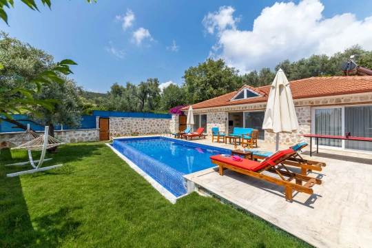 Villa Bozca - Antalya, Kaş, Kalkan / Üzümlü - Deniz manzaralı tatil villası