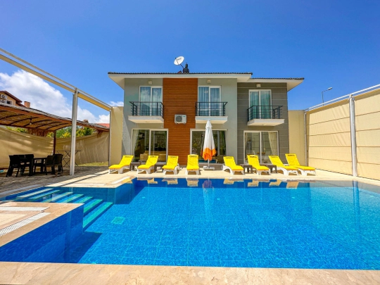 Villa Opal Nokta - Muğla, Fethiye, Ölüdeniz - Deniz manzaralı tatil villası