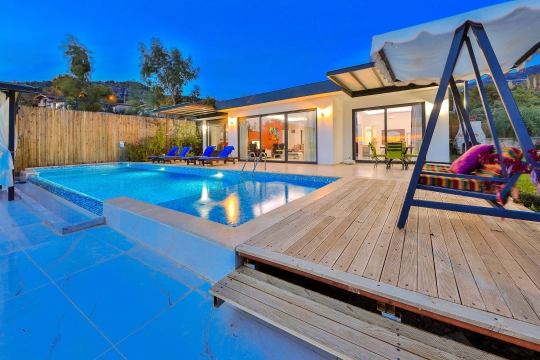 Villa Serin 2 - Antalya, Kaş, kalkan / İslamlar - Deniz manzaralı tatil villası