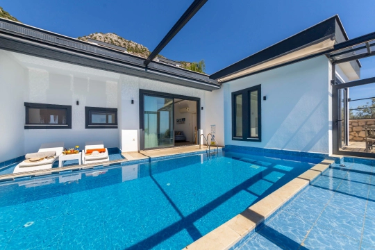 Villa Seyar - Antalya, Kaş, Kalkan / Bezirgan - Deniz manzaralı tatil villası