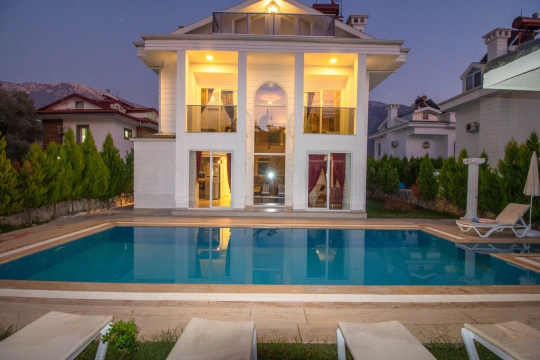 Villa Silver Yunus - Muğla, Fethiye, Ölüdeniz - Deniz manzaralı tatil villası