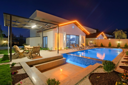 Villa Ağaç 1 - Muğla, Fethiye, Seydikemer - Deniz manzaralı tatil villası