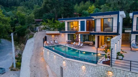 Villa Ak Bulut 3 - Antalya, Kaş, Çukurbağ - Villa fotoğrafı 4