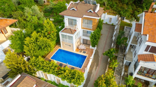 Villa Ankav 4 - Muğla, Fethiye, Hisarönü - Deniz manzaralı tatil villası