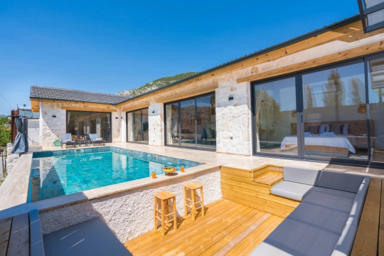 Villa Araf - Antalya, Kaş, Kalkan / Bezirgan - Deniz manzaralı tatil villası